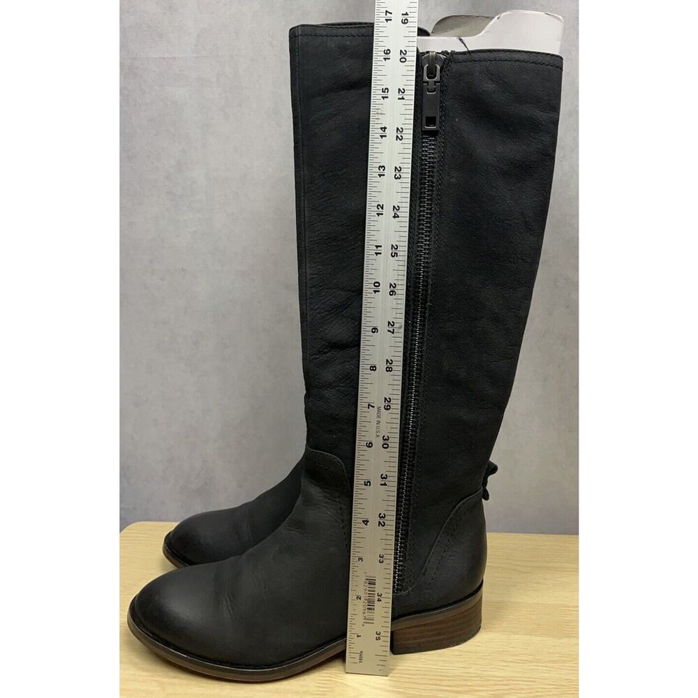 Lot of 2 Aldo Women’s Brown/Black Leather Side Zip Riding Boots Size 6.5 - Picture 6 of 16